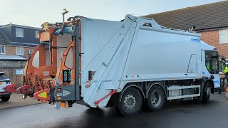 RVS Hire Dennis Elite 6 Twin Pack On Recycling Boxes In Swindon [upl. by Nyla]