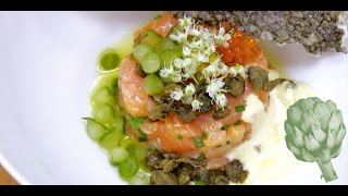 Fish Tartare Recipe A Twist on Beef Tartare  Potluck Video [upl. by Eignat]