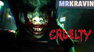 CRUELTY  Japanese Splatter Horror Game Full Playthrough [upl. by Eslek]