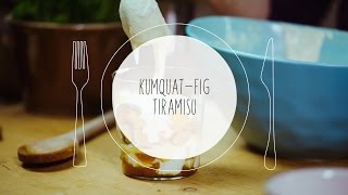 RECIPE Kumquatfig tiramisu with pain d’épices [upl. by Derwin214]