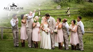 Eatons Ranch  Wolf Wyoming  Wedding Highlight Video [upl. by Owiat]