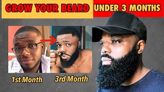 How To Grow A Full Beard In Less Than 3 Months In 2024FULL GUIDES [upl. by Lishe397]