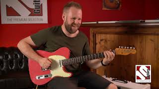 2022 Fender Telecaster 61 Limited Relic Faded Fiesta Red  Guitar Demo [upl. by Josler]