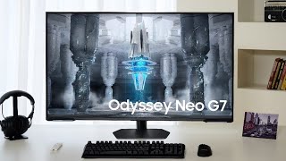 New Samsung Odyssey Neo G7 43 inch Monitor [upl. by Libbey25]