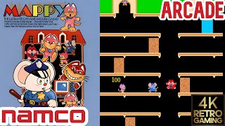 Mappy Arcade  Namco 1983  4k Gameplay [upl. by Longfellow52]