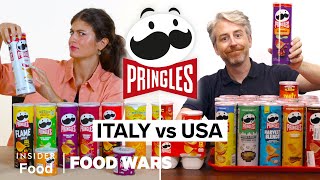 US vs Italy Pringles  Food Wars  Insider Food [upl. by Eimmij115]