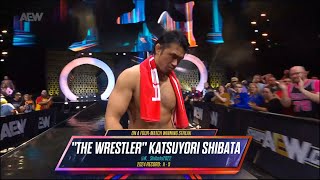 Katsuyori Shibata Entrance  AEW Dynamite August 07 2024 [upl. by Neerom]