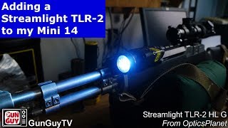 Reviewing the Streamlight TLR 2 HL G added to my Ruger Mini14 [upl. by Uno]