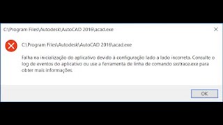 Corrigindo o erro Falha na inicialização lado a lado incorreta SXSTRACE WINDOWS 7 Funcional 2021 [upl. by Sacci]