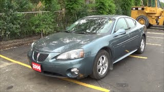 2006 Pontiac Grand Prix Review Start Up and Walkaround [upl. by Nonnairb]