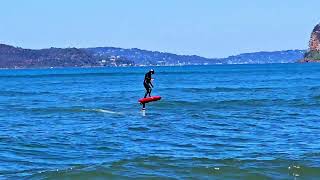 Hydrofoil Surf in Umina Beach Australia [upl. by Lyrej614]