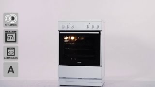 Gorenje EC4615E17WKT Komfyr [upl. by Olaznog]