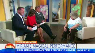 Miriam Margolyes’ magical performance  Karl Stefanovic [upl. by Bidle]