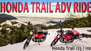 Honda CT125 and CT110 Adventure Ride in the Olympics National Forest [upl. by Arbrab37]