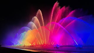 Post Show Fountains WideView Clip Longwood Gardens 4K [upl. by Allicsirp527]