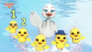 Five Little Ducks  funkids341  Cartoon  Nursery Rhymes  Rhymes For Childrentrendingviralvideo [upl. by Oruam]