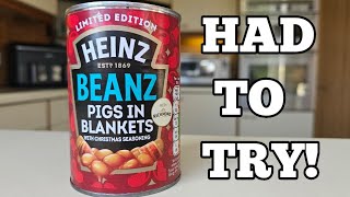 NEW Heinz Beanz PIGS IN BLANKETS Review [upl. by Dachia]