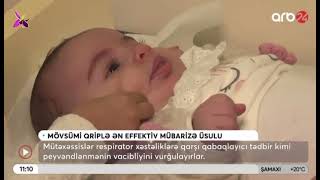 ARB24 TV quotMövsümi qriplə ən effektiv mübarizə üsuluquot [upl. by Worsham]