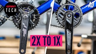 How To Upgrade To A 1X11 Or 1X12 Drivetrain  The Ultimate Single Chainring Conversion Guide [upl. by Eiryt]