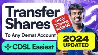 ⚠️ Updated Transfer Shares to any Account in Just 10 Minutes  Demat to Demat CDSL Stock Transfer [upl. by Bish361]