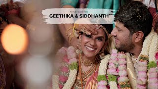 Geethika amp Siddhanth  Wedding Highlight Film  Amita Rasa  Nandi Hills  Bangalore [upl. by Hubie]