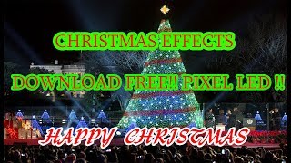 Christmas Effects free download for pixel led  SMALL TECH [upl. by Daggett]