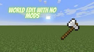 How to use World Edit Without mods Java 119 [upl. by Akeit]