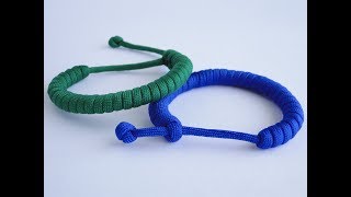 How to Make a Simple „Rastaclat Style“ Quick Deploy Paracord BraceletSingle Strand „Mad Max Style“ [upl. by Letniuq]