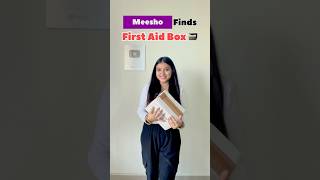 First Aid Box Itne Kmm Price mae 😨 firstaidbox meesho [upl. by Rawdan]