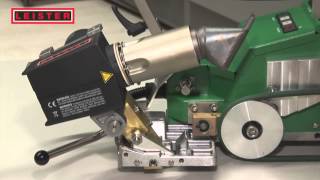 Leister Uniroof E 40mm Uniplan Roofing Welder [upl. by Anahsirk800]