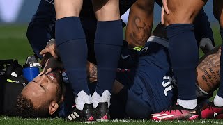 Blessé à la cheville lattaquant du PSG Neymar va être opéré et sera absent plusieurs mois [upl. by Luapnaes177]