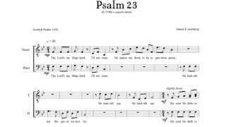 Psalm 23 TTBB [upl. by Yelra273]