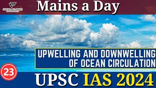 UPSC IAS 2024  Mains a Day  23Upwelling and downwelling of ocean circulation  upsc mainsaday [upl. by Mignonne504]