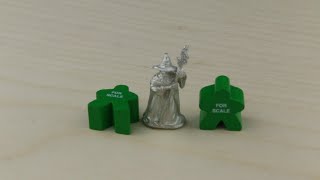 Dindaelus Wizard with Staff  Board Game Pieces from The Game Crafter [upl. by Simpson]