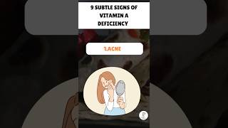 Vitamin A deficiency symptoms and signs  effect on skin vision hair loss etc nutritiontips [upl. by Jovita]