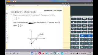 GEOMETRI KOORDINAT PERSAMAAN GARIS LURUS BENTUK PINTASAN [upl. by Marijane]