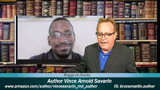 Dominican Author Vince Savarin featured on the talk show Briggs on Books [upl. by Dub975]