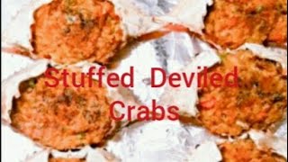 Making Stuffed Deviled Crabs [upl. by Atem]