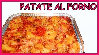 Patate al forno con cipolla e pomodorini  LE RICETTE DI ZIO ROBERTO [upl. by Sarson847]