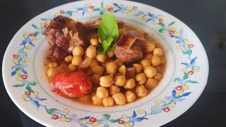 Cocido Madrileño a Mi Manera Receta Fácil con lo que Tengo en Casa [upl. by Crysta50]