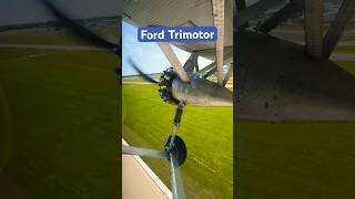 Ford Trimotor Takeoff Roll  Oshkosh  aviation aircraft ford aviationlovers oshkosh [upl. by Randie]