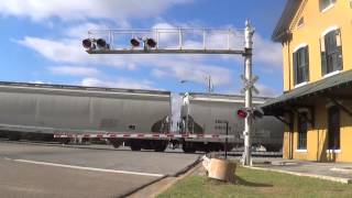 Church Street Railroad Crossing 1 Huntsville AL [upl. by Tudela847]