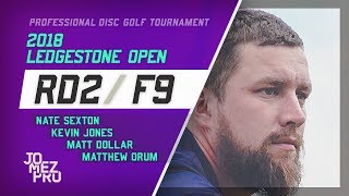 2018 Ledgestone Open  R2 F9 MPO  Sexton Jones Dollar Orum [upl. by Allesiram117]