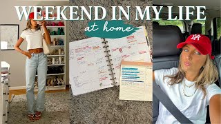 WEEKEND IN MY LIFE VLOG  yapping september plans 3 minute makeup [upl. by Noivart]