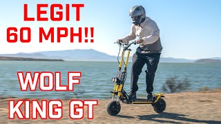 World’s Fastest Electric Scooter  Production model  Kaabo Wolf King GT Pro review [upl. by Selia]