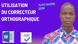 Correction automatique du texte à laide du correcteur orthographique  Word 2016 [upl. by Yona915]