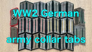 WW2 German army collar tabs [upl. by Bianca]