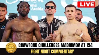 Terence Crawford vs Israil Madrimov Fight Commentary Watch Party [upl. by Fleeman]