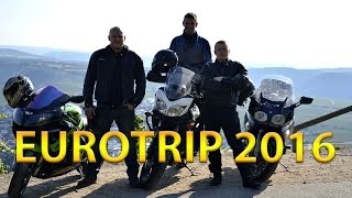 Eurotrip 2016 on Kawasaki ZX6R and FJR1300 [upl. by Vannie]