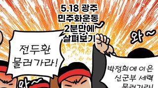 2분요약만화로 살펴보는 518 광주민주화운동 [upl. by Heringer]